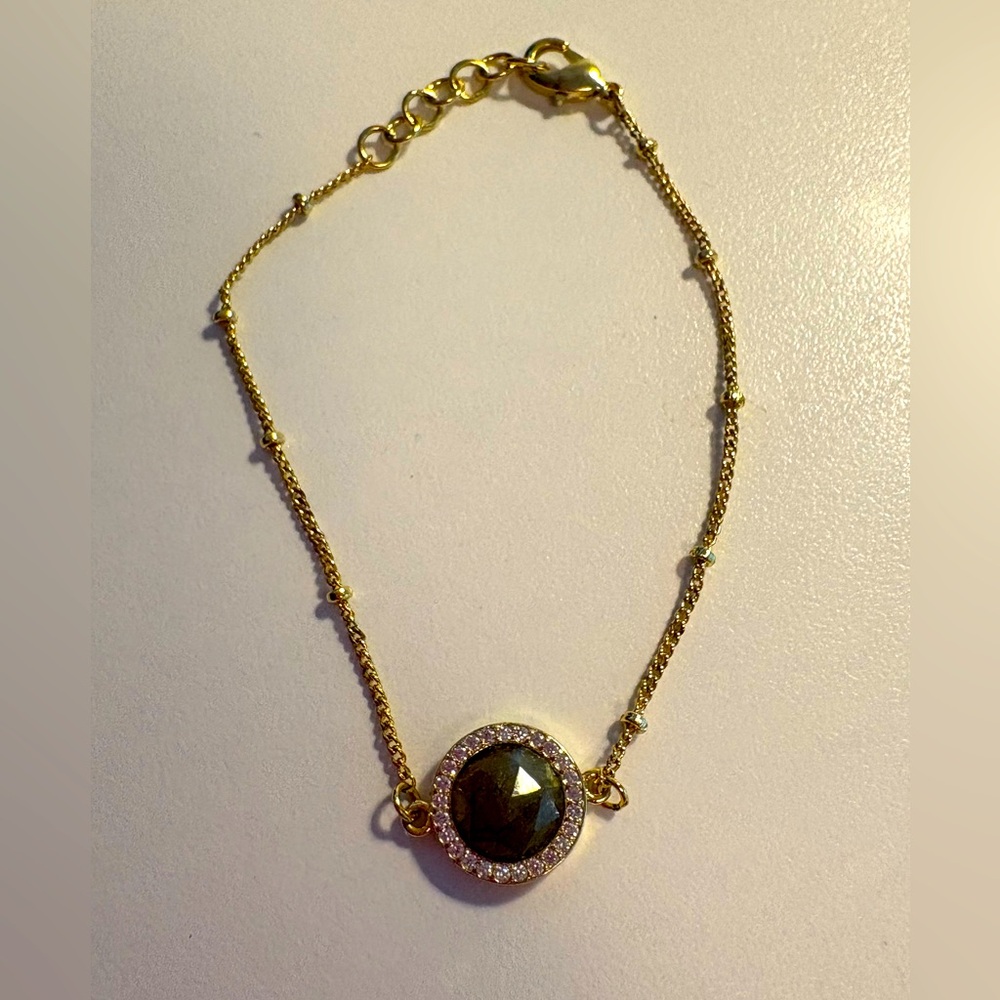 Beautiful Labradite Gold Vermeil Bracelet from Melanie Auld